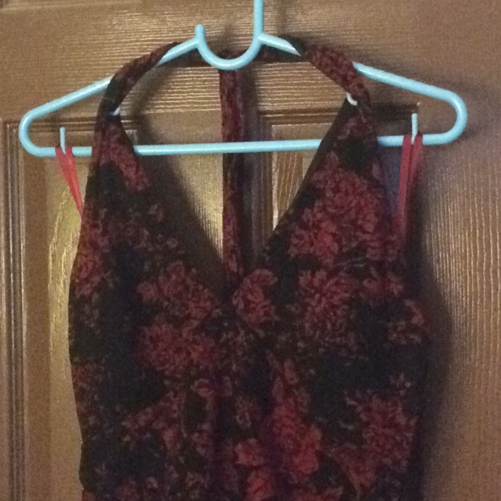 Le Chateau Halter Evening Dress